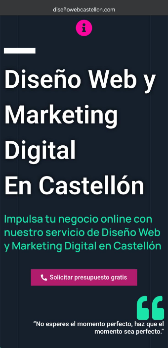 Versión móvil de diseñowebcastellon.com